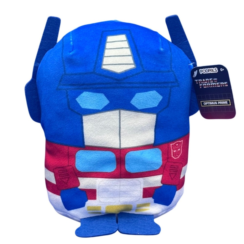 Transformers NWT Optimus Prime Podpals Plush Toy 2024 NEW Autobot Collectible